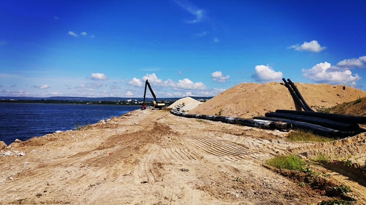 Започна полагане на тръбопровода във Варненското езеро