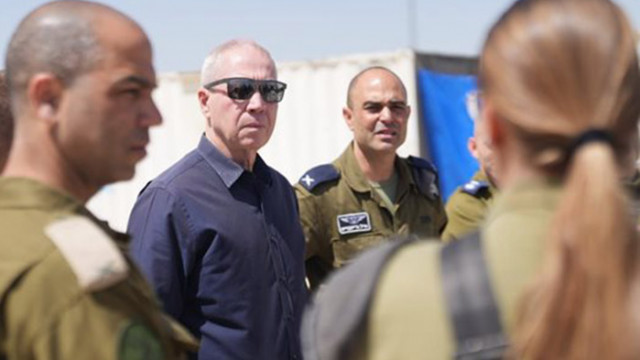 Израелският министър на отбраната Йоав Галант намекна днес че Израел