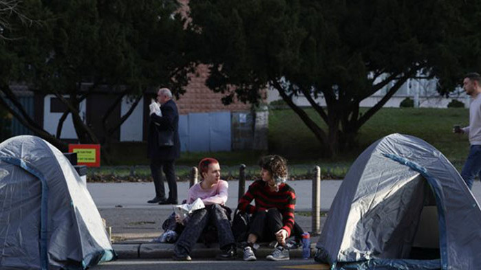 Ескалация на напрежението в Белград. Студентски палатков лагер блокира центъра