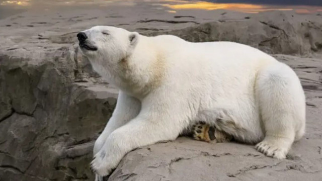 Опасна тенденция: Полярна мечка умря от птичи грип