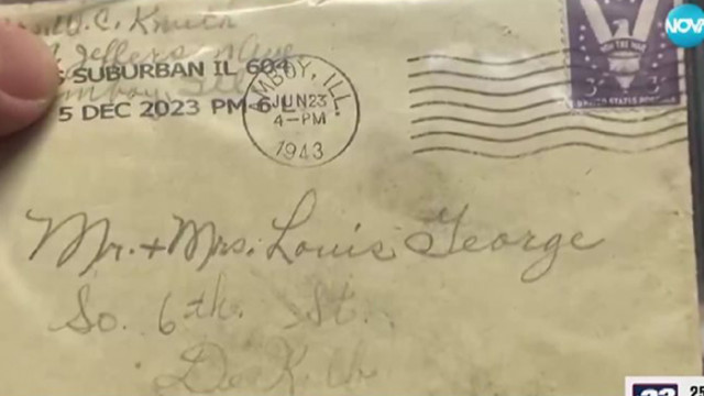 Семейство от Илинойс получи писмо което било изпратено до него