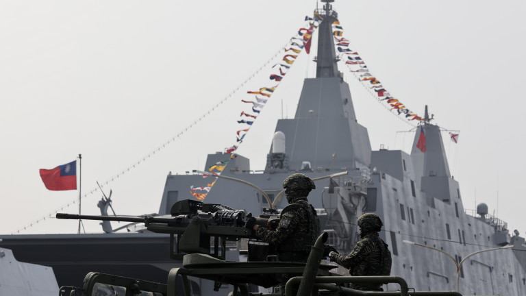 Министерството на отбраната на Тайван обвини Китай в събота, че заплашва