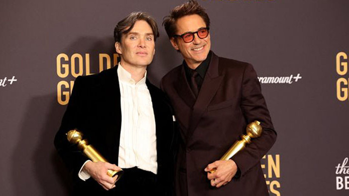 Филмът Опенхаймер се оказа големият победител на тазгодишните награди Златен