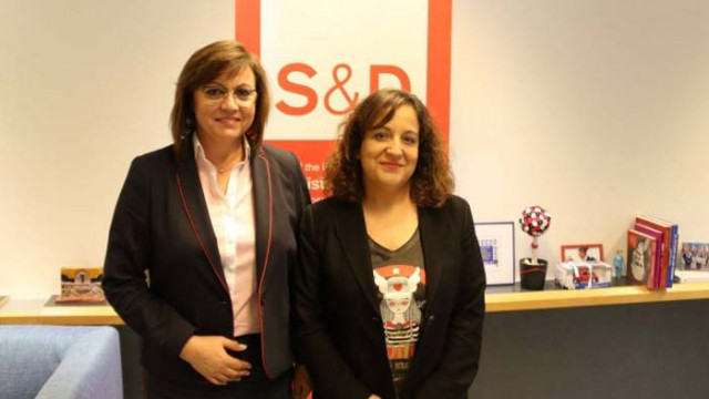 Евросоциалистите подкрепиха протестиращите, Нинова благодари