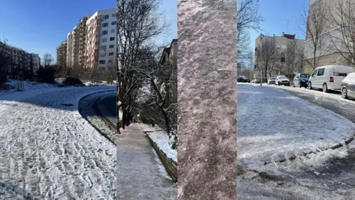 Бедствено положение при втория сняг в София. Тротоарите отново не