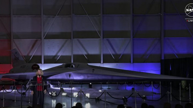 НАСА и Локхийд представиха секретния си най-тих свръхзвуков самолет (ВИДЕО)
