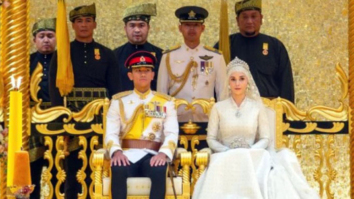 Принцът на Бруней събра очите на света. Той вдигна най-пищната