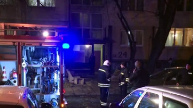 Пожар в столичния квартал "Христо Смирненски"