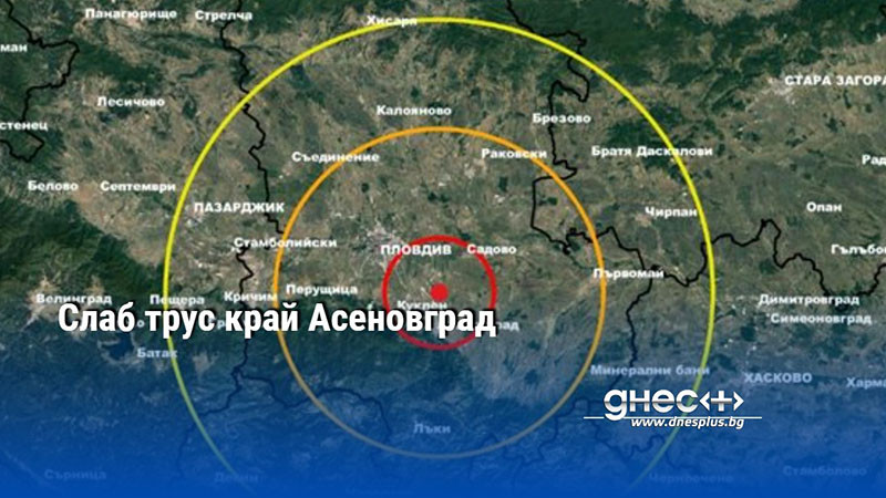Слаб трус край Асеновград