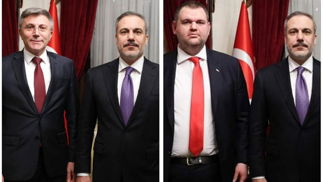 Нови и стари лидери на ДПС в надпревара за снимки с турския външен министър