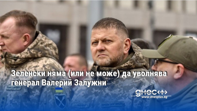 Зеленски няма (или не може) да уволнява генерал Валерий Залужни