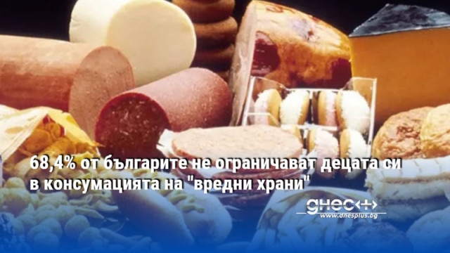 68,4% от българите не ограничават децата си в консумацията на "вредни храни"