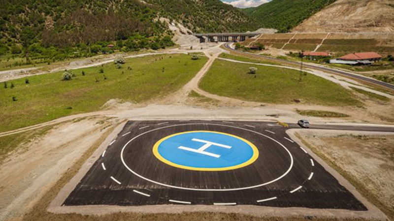 Хеликоптерната площадка при тунел „Железница“ ще може да се използва от медицински вертолети
