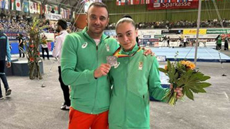 Най-добрата българска състезателка Валентина Георгиева спечели сребърен медал на финал