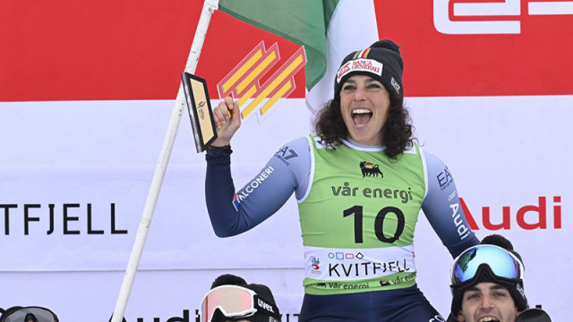 Федерика Бриньоне спечели супергигантския слалом в Квитфиел Норвегия и така
