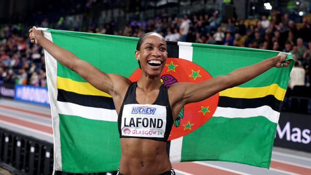 Теа ЛаФонд спечели златото в тройния скок - първа световна титла за 70-хилядната Доминика