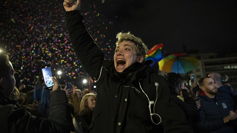Снимка: Първи гей брак в Гърция