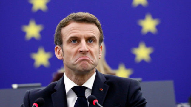 Френският президент Еманюел Макрон призова украинските партньори и съюзници да