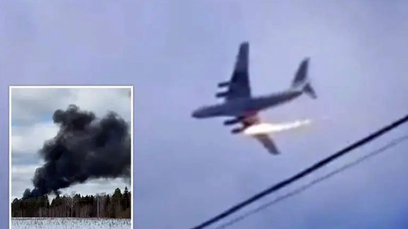 Русия съобщи, че един от военнотранспортните ѝ самолети Илюшин Ил-76