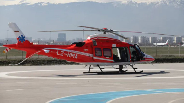 Първи тест: Хеликоптерът за спешна помощ с полет до „Св. Екатерина“ и обратно