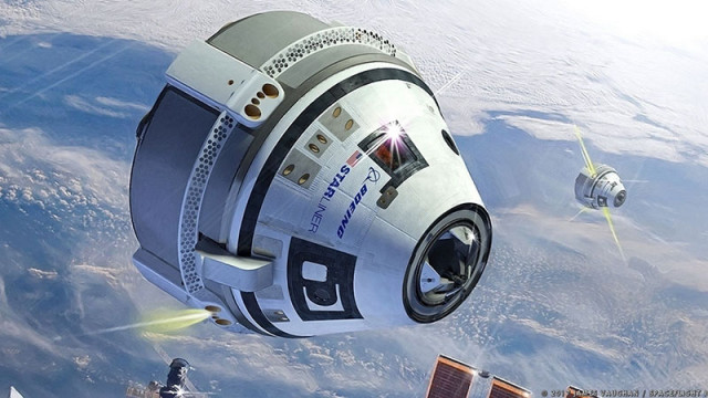 На фона на разпадащи се пътнически самолети: Boeing изстрелва хора в космоса