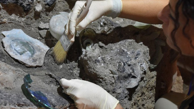 Археолози откриха при разкопки в Помпей древна строителна площадка, която