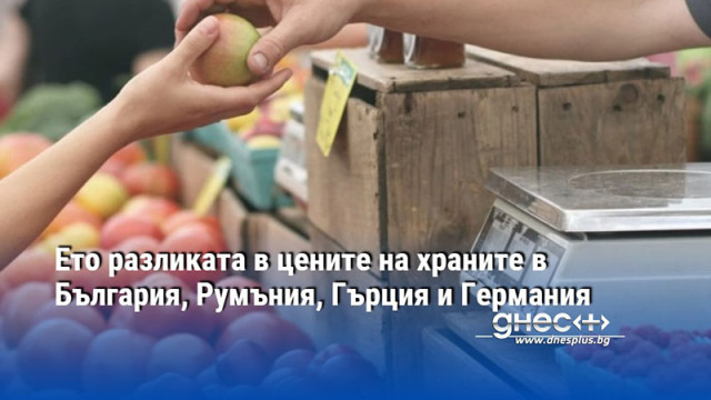 Ето разликата в цените на храните в България, Румъния, Гърция и Германия