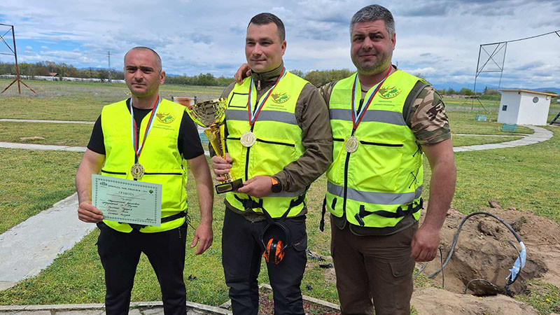 Отборът на СИДП първенец в състезание по стрелба с гладкоцевно оръжие