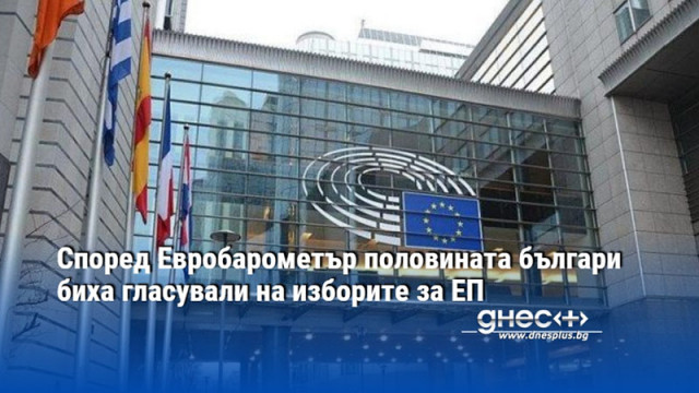 Според Евробарометър половината българи биха гласували на изборите за ЕП