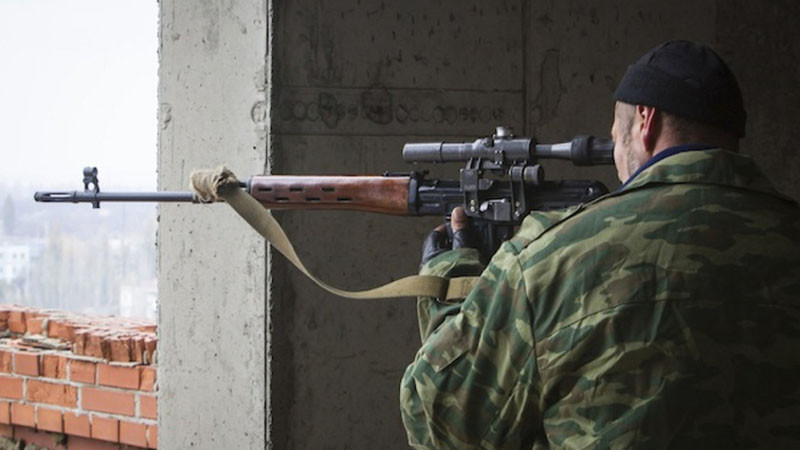 Руски снайперист от Нова Каховка, Херсонска област, разказа пред РИА