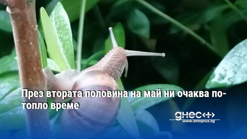 През втората половина на май ни очаква по-топло време