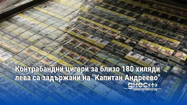 Общо 571 200 къса 28 560 кутии контрабандни цигари укрити