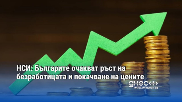НСИ: Българите очакват ръст на безработицата и покачване на цените