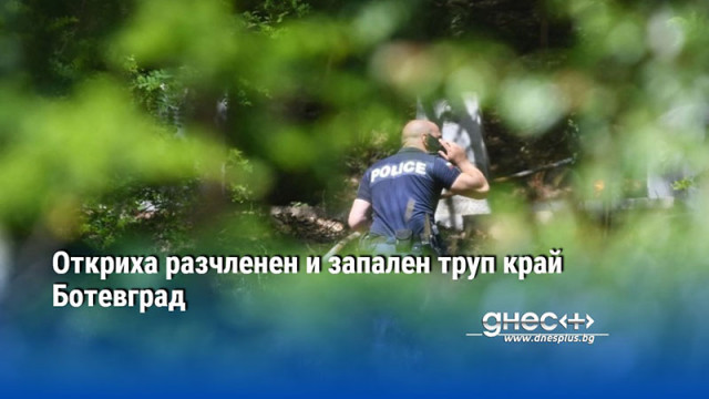Откриха разчленен и запален труп край Ботевград