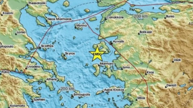 Мощна серия от земетресения разлюля Турция
