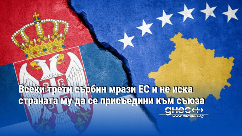 Сръбските граждани са най-евроскептично настроени на Западните Балкани, сочи последното
