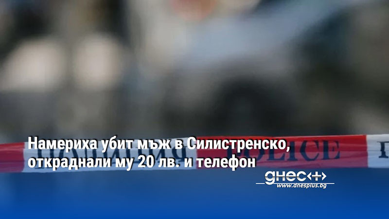 За броени часове разкриха убийство на мъж в Силистренско, съобщиха