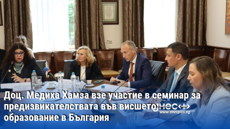 Доц. Медиха Хамза взе участие в семинар за предизвикателствата във