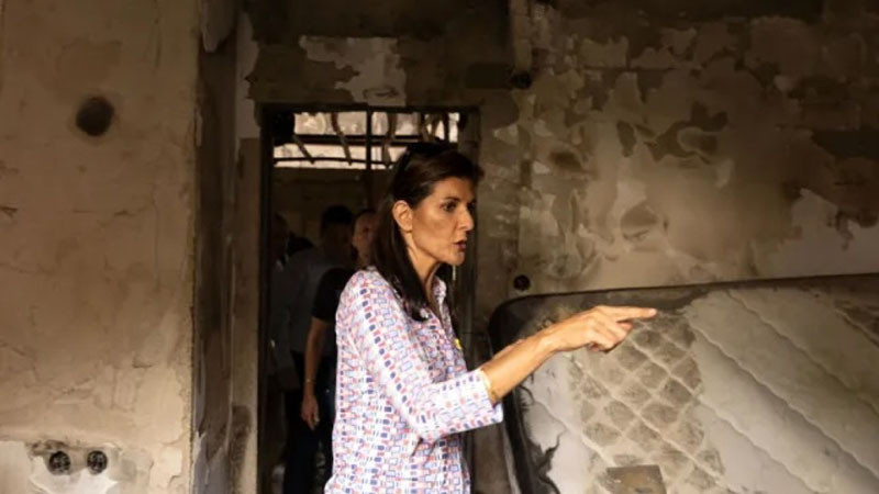 „Довършете ги!“, написа въхру израелски снаряд Ники Хейли