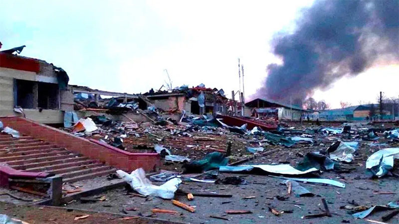 В ранните часове на 1 юни руските сили нанесоха масиран