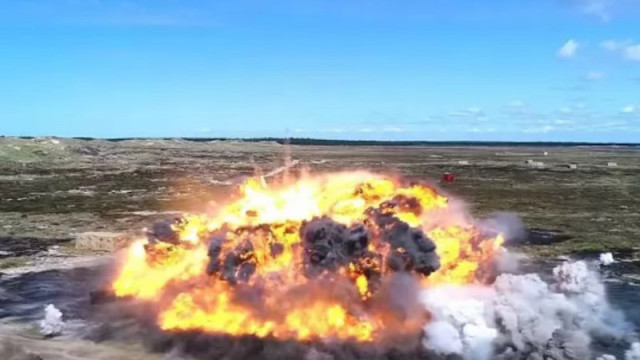 Използването на планираща бомба FAB 3000 от руските военни в зоната