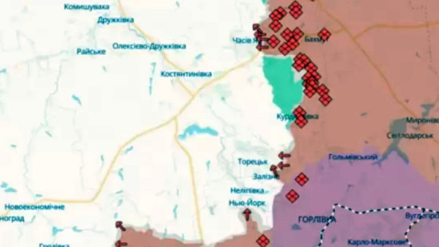 Руските войски са настъпили в осем населени места в Донбас