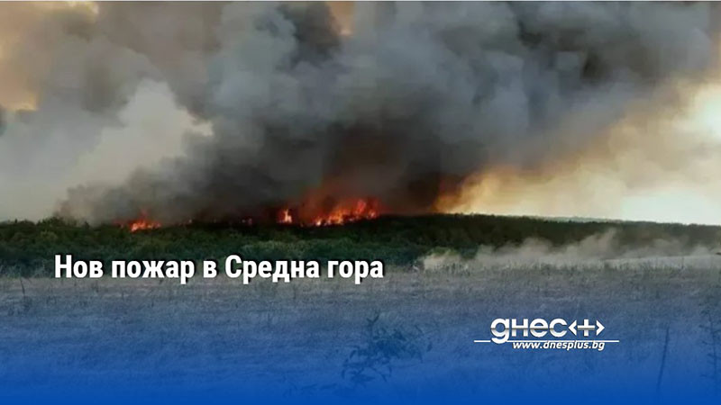 Нов пожар в Средна гора