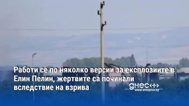 Причината за смъртта на двамата които бяха открити във взривените