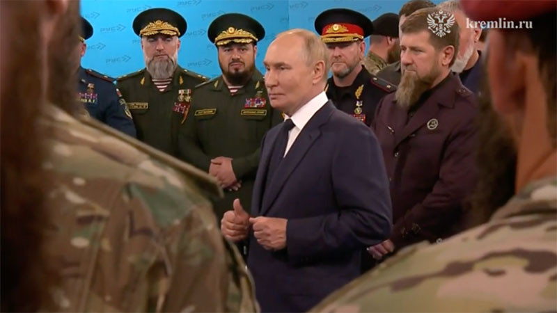 Путин посети Чечения за първи път от 2011 г.