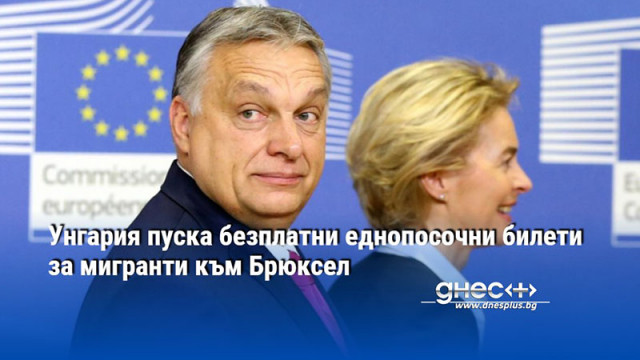 Унгарското правителство е готово да осигури безплатни еднопосочни билети до