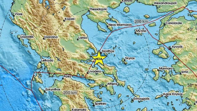 4,5 по Рихтер регистрираха в Гърция