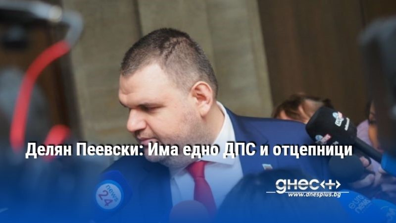 Делян Пеевски: Има едно ДПС и отцепници