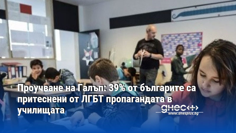 Проучване на Галъп: 39% от българите са притеснени от ЛГБТ пропагандата в училищата