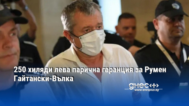 Румен Гайтански Вълка излиза на свобода срещи 250 хил лв парична